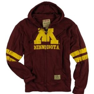 IZOD Minnesota Golden Gophers XL front zipper hoodie